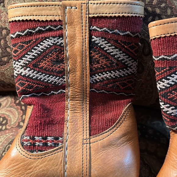NEW Authentic Moroccan Kilim Boots - Picture 3 of 5